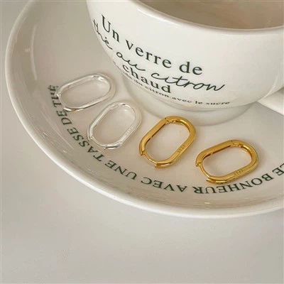 Ασημένια σκουλαρίκια κρίκοι 925